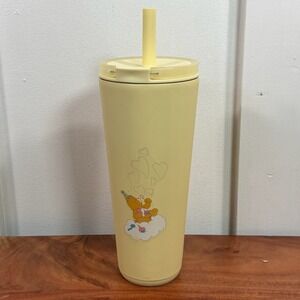Reduce Tumbler Travel Cup Yellow Care Bear Cloud Party 32oz Straw Lid